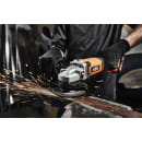 Углошлифмашина аккумуляторная AEG BEWS18-125X2-0 (без батареи) (4935498182) 