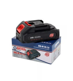 Аккумулятор Витязь Тип-М, АКБ-М-20-2.0, 20 В, 2,0 А Li-on