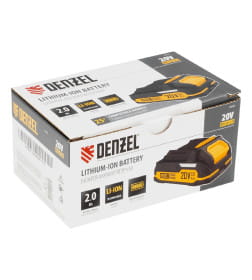 Батарея аккумуляторная BH-20-2.0, Li-Ion, 20 В, 2,0 Ач Denzel