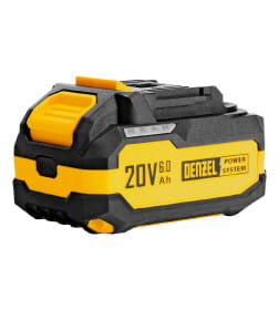 Батарея аккумуляторная BH-20-6.0, Li-Ion, USB, 20 В, 6,0 Ач Denzel