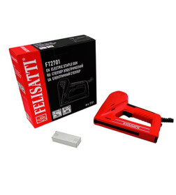 Степлер Felisatti электрический New, длина гвоздей 16 мм,тип гвоздей 15 мм, тип скоб 8-14 мм, тип 53, 30 уд/мин