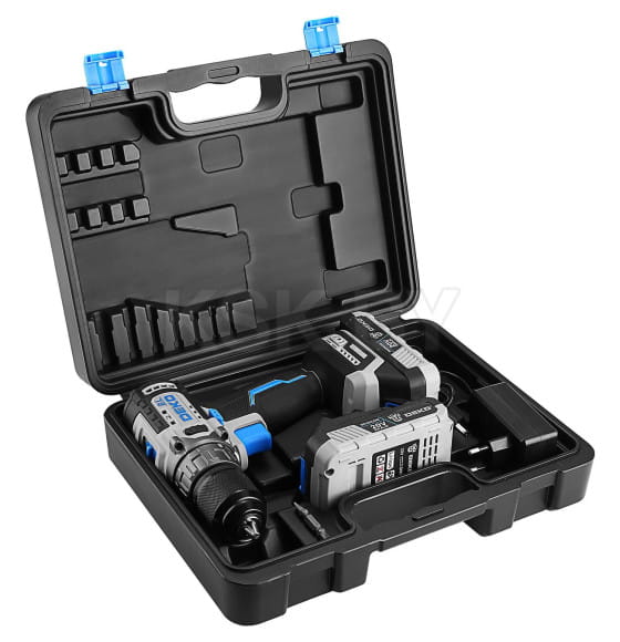 Дрель-шуруповерт аккумуляторная DEKO ZKCD20V ONE + (084-1003) 