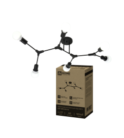 Люстра под лампу LOFT ARM-6E27-BL 6хЕ27 черный IN HOME