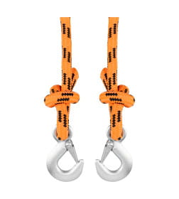 Трос веревочный 8т 5м 2 крюка СИБИРСКИЙ SKYWAY 16мм