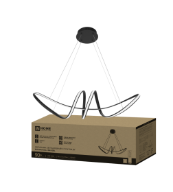 Светильник светодиодный ESTETIKA DALI-SM-90BL 90Вт 230В 3000-6500K 760х210x210мм 1.2м трос ДУ черный IN HOME