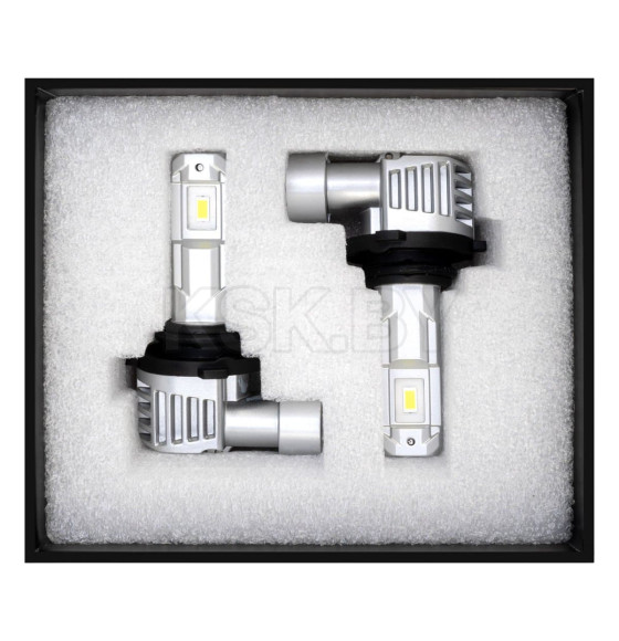 Автолампа диод HB4 (9006) P22d  12V  40W 5000Лм SKYWAY компакт START 6000К 2шт (S08201625) 