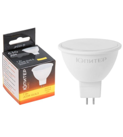 Лампа светодиод. GU5.3  7W 220в. 3000K MR16 ЮПИТЕР ЛЮКС