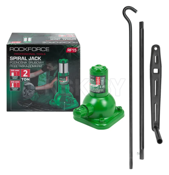 Подставка-домкрат Rockforce 2т.  (60080) 