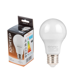 Лампа светодиод. E27 11W 220в. 4000K A60 ЮПИТЕР ЛЮКС
