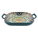 Блюдо "Очарование востока" 420 мл, 22*17,5 см, 9" бгк9-9306 фарфор Lavenir (114124) 