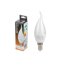 Лампа светодиод. свеча на ветру E14 7,5W 220в. 4000K CA37 ЮПИТЕР ЛЮКС