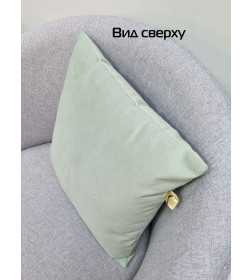 Подушка декоративная 35x35 см, мятный ITAKA BASIS MATEX 69-249