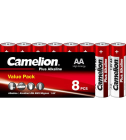 Батарейка AA LR6 Plus Alkaline 1.5V SP8 (8шт.) Camelion