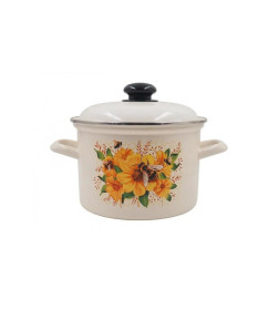 Кастрюля 4,5 л Цветочный мед, С-1615 АП2/4Жм