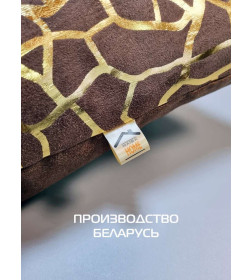 Подушка декоративная 45x45 см, темно-коричневый, золотой LUXURY ФАКТУРА MATEX 68-242