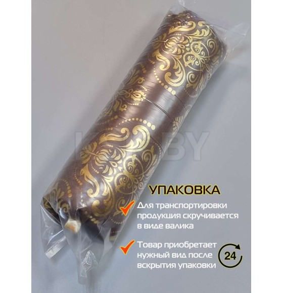 Подушка декоративная 45x45 см, темно-коричневый, золотой LUXURY ОБОИ MATEX 68-785 (68-785) 