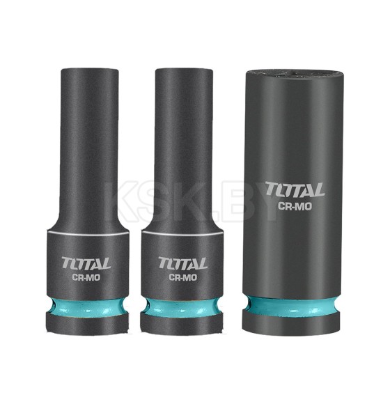 Набор ударных головок 1/2 " TOTAL THKISD12042L (3 предмета) (THKISD12042L) 