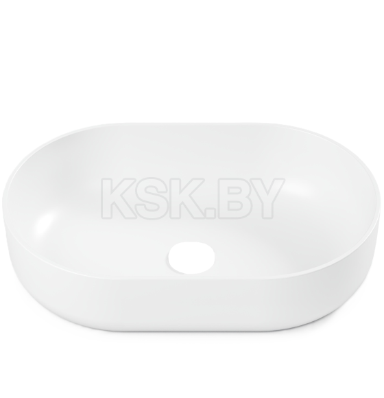 Умывальник Belux Турин 560 овал Белый матовый