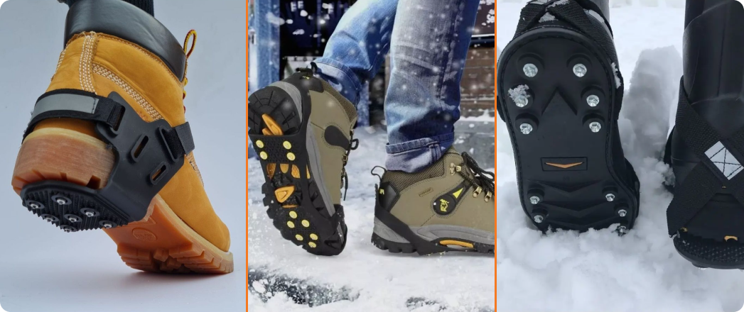 Разновидности противоскользящих накладок на подошву